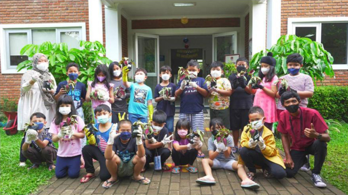 Millennia World School in Indonesia is at the forefront of climate change education. With guidance from one of their educators, Mahrukh Bashir, an average of 250 students have participated in the Climate Action Project since 2017 with hands-on learning experience, learning workshops, and community engagement in environmental action.